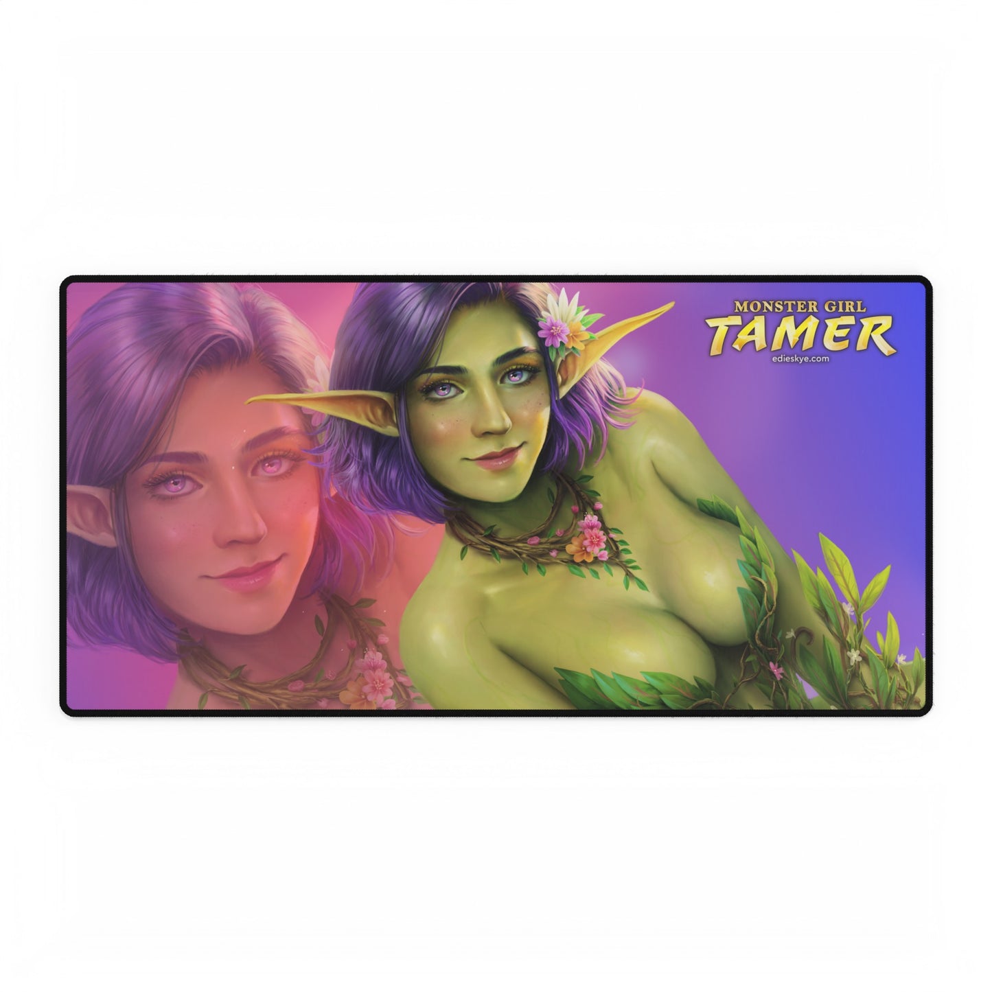 DESK MAT: I Power Up With Every Monster Girl I Defeat! (Monster Girl Tamer #1) Cover Art - GLAMOUR SHOT VARIANT
