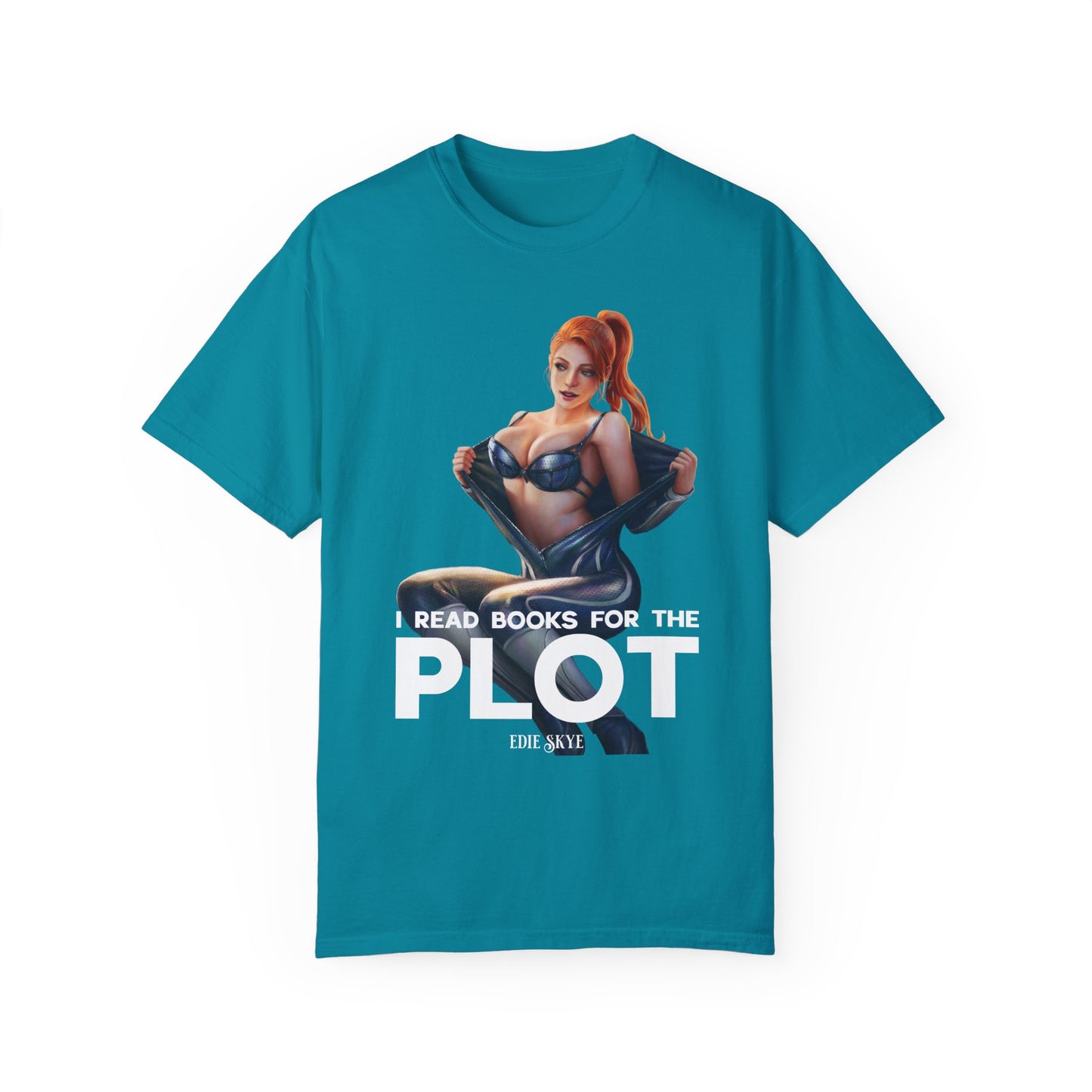 T-Shirt: I Read Books for the Plot (Ember Version)