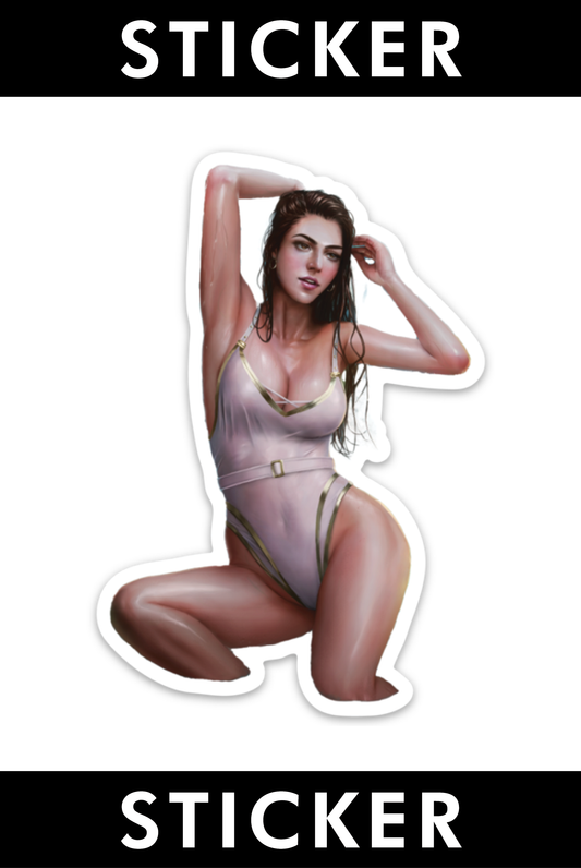 VINYL STICKER: Captain Alyssa Die-Cut (ONE PIECE VARIANT)