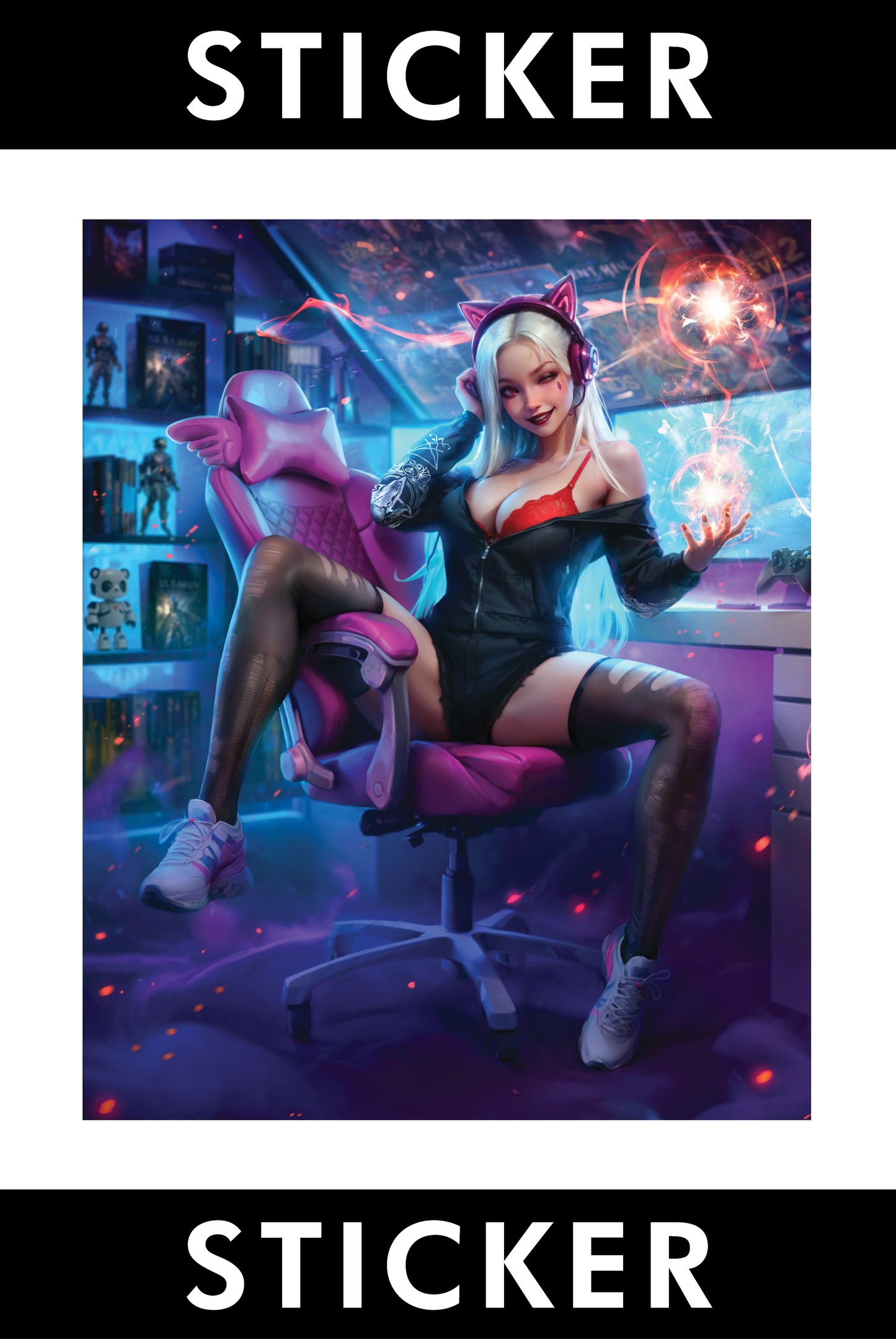 VINYL STICKER: Scepter of Bone (Blood Knight #2) Front Cover Art