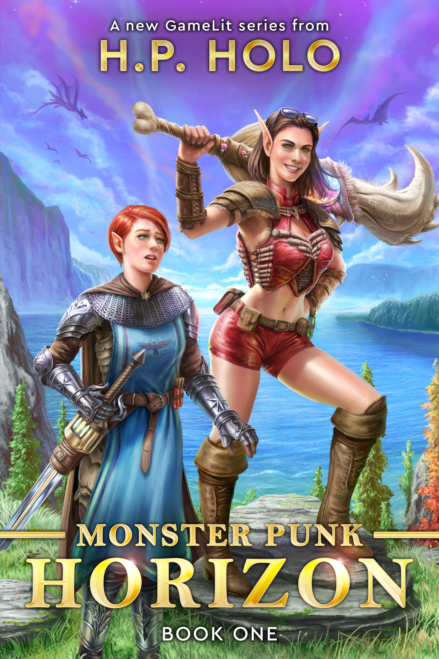 PRINT: Monster Punk Horizon (SIGNED Paperback - LIMITED SUNBURN EDITION)