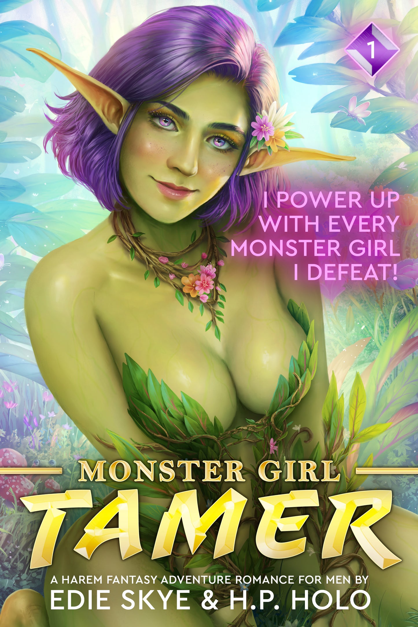 PRINT: I Power Up With Every Monster Girl I Defeat (Monster Girl Tamer #1) (Paperback) - ORIGINAL COVER