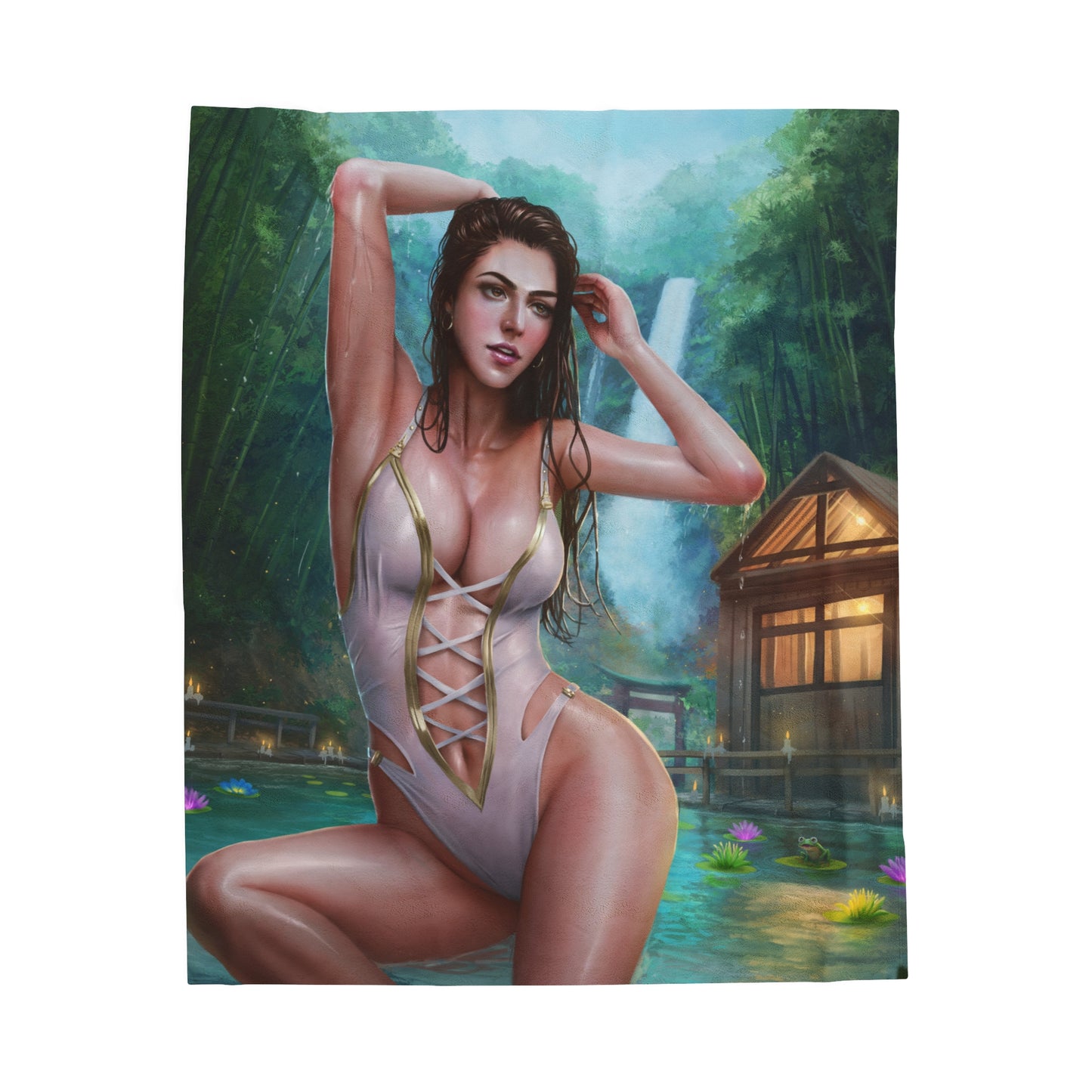 BLANKET: The Hot Springs Episode (Titan Mage Side Quests #1) Cover Art - SPICY ONE PIECE VARIANT