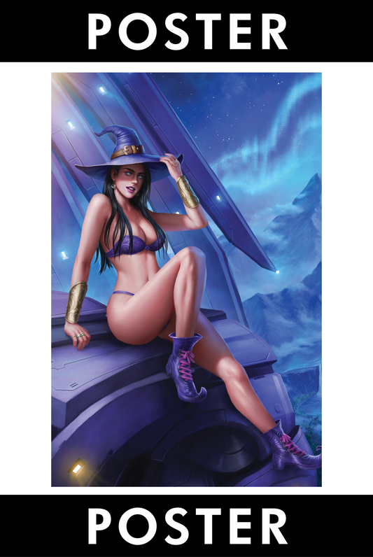POSTER: Titan Mage Apocalypse (Titan Mage #5) Cover Art (SPICY VARIANT)