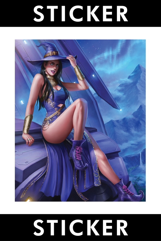 VINYL STICKER: Titan Mage Apocalypse (Titan Mage #5) Front Cover Art