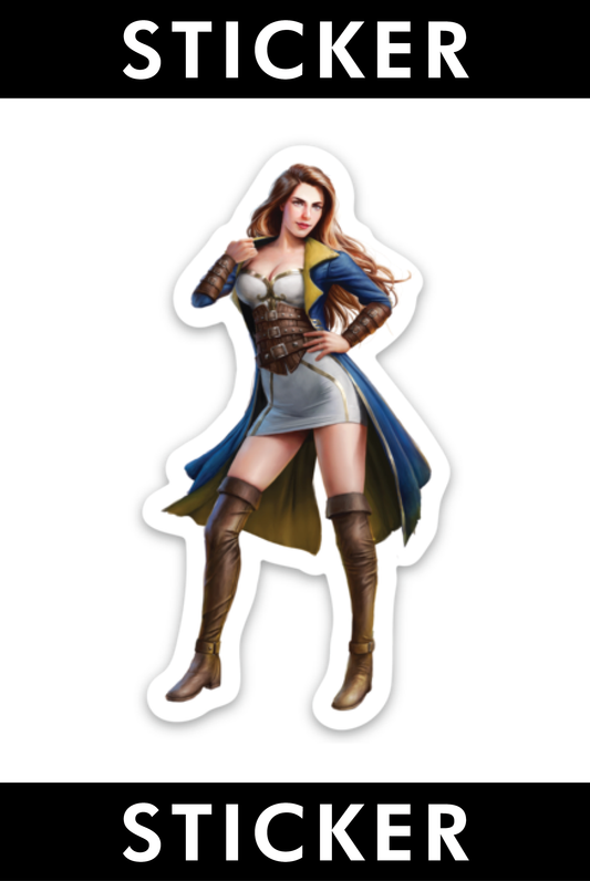VINYL STICKER: Captain Alyssa Die-Cut