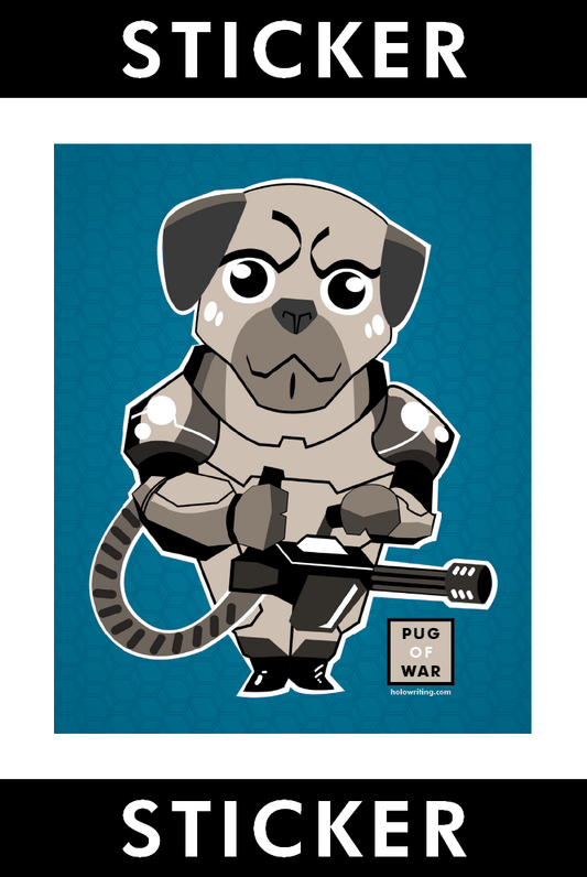 VINYL STICKER: Pug of War