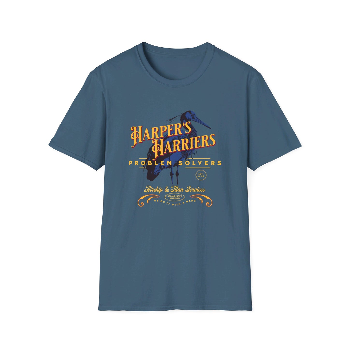 T-SHIRT: Harper's Harriers (GOLD DESIGN)