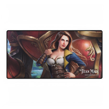 DESK MAT: Alyssa - Titan Mage (Titan Mage #1) Cover Art