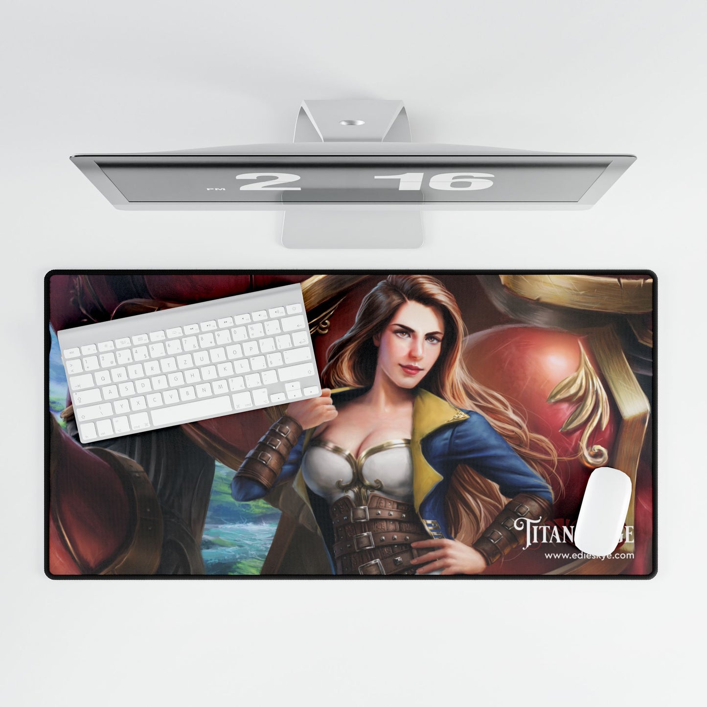 DESK MAT: Alyssa - Titan Mage (Titan Mage #1) Cover Art