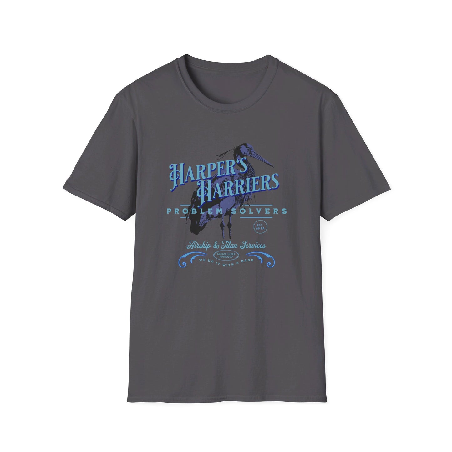 T-SHIRT: Harper's Harriers (BLUE DESIGN)