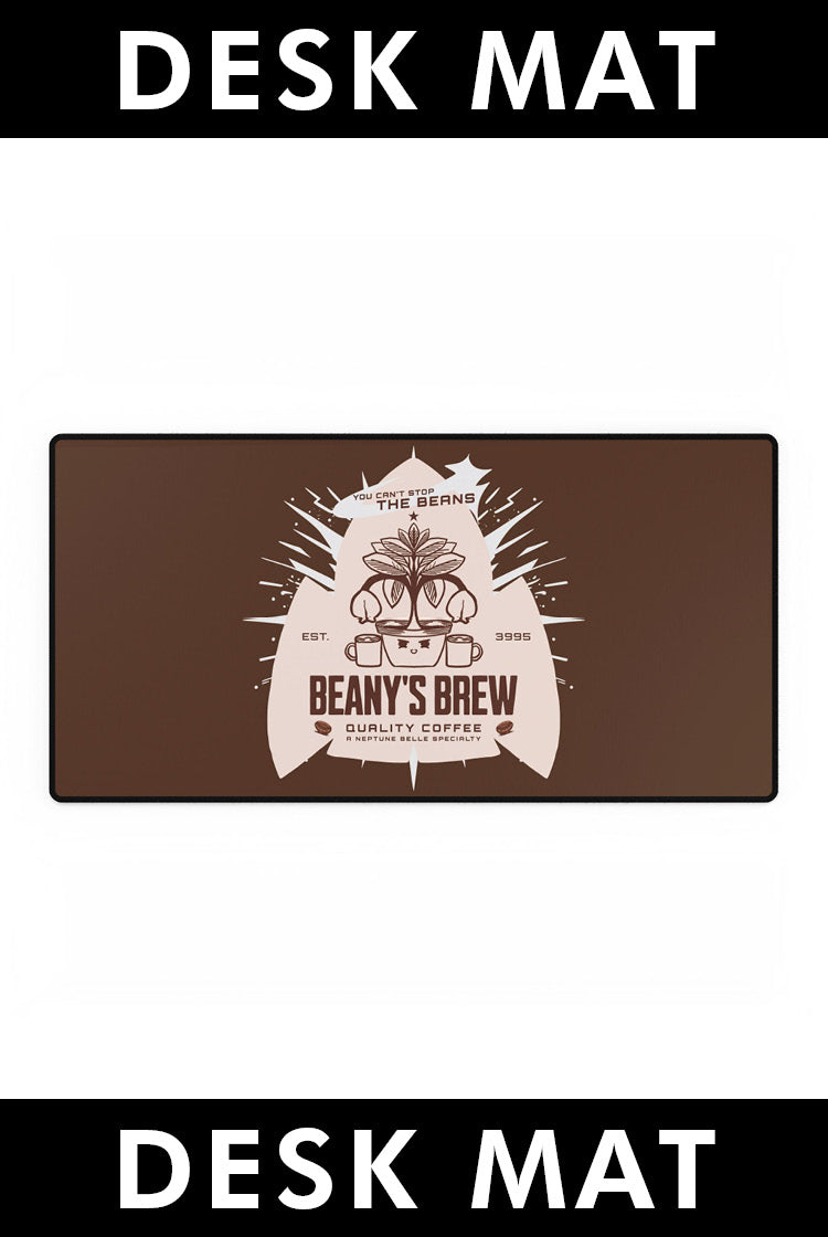 DESK MAT: Beany's Brew (Brown Variant)