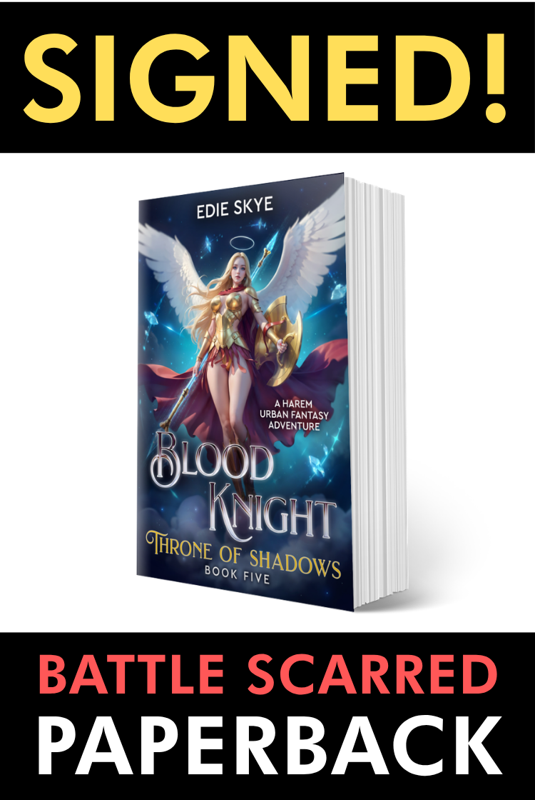 SIGNED PRINT [BATTLE SCARRED]: Blood Knight: Throne of Shadows (Paperback)