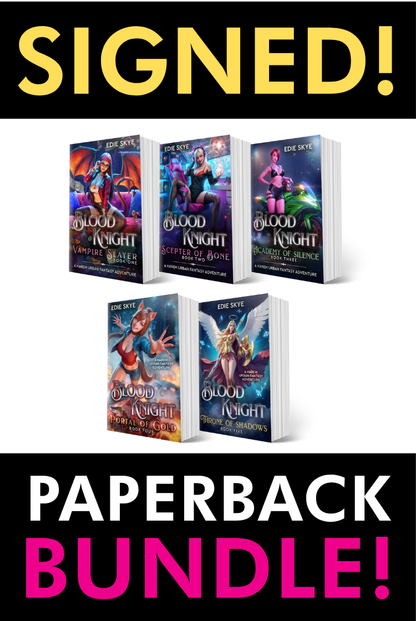 SIGNED PRINT: Blood Knight - Complete Series BUNDLE (Paperbacks)