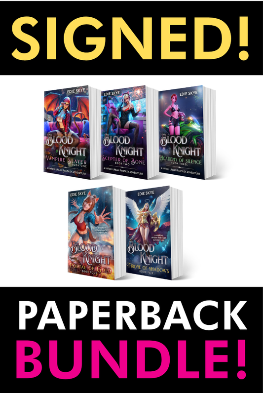 SIGNED PRINT: Blood Knight - Complete Series BUNDLE (Paperbacks)