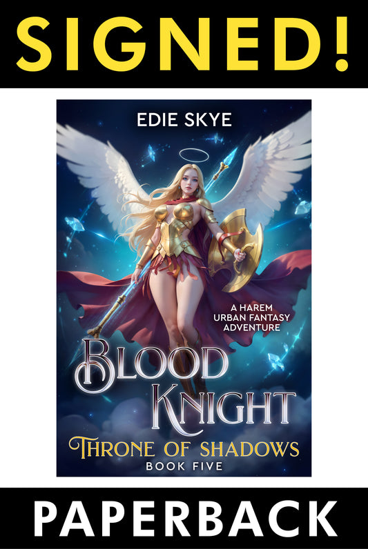 PRINT: Blood Knight: Throne of Shadows (SIGNED Paperback)