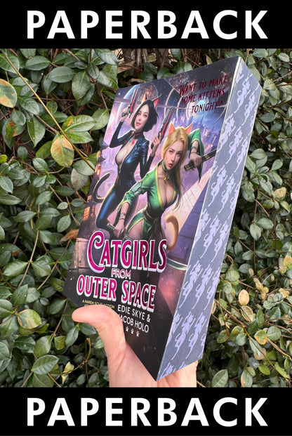 PRINT: Catgirls from Outer Space (Pink Foil & Painted Edges Premium Edition Paperback)
