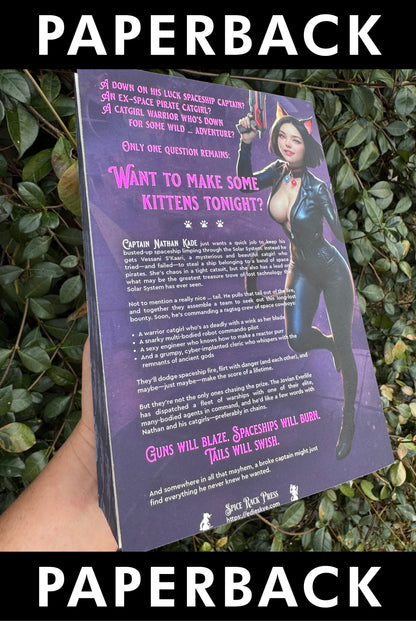 PRINT: Catgirls from Outer Space (Pink Foil & Painted Edges Premium Edition Paperback)