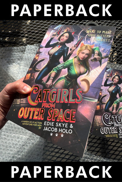 PRINT: Catgirls from Outer Space (Gold Foil & Painted Edges Premium Edition Paperback)