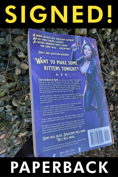 PRINT: Catgirls from Outer Space SIGNED PAPERBACK