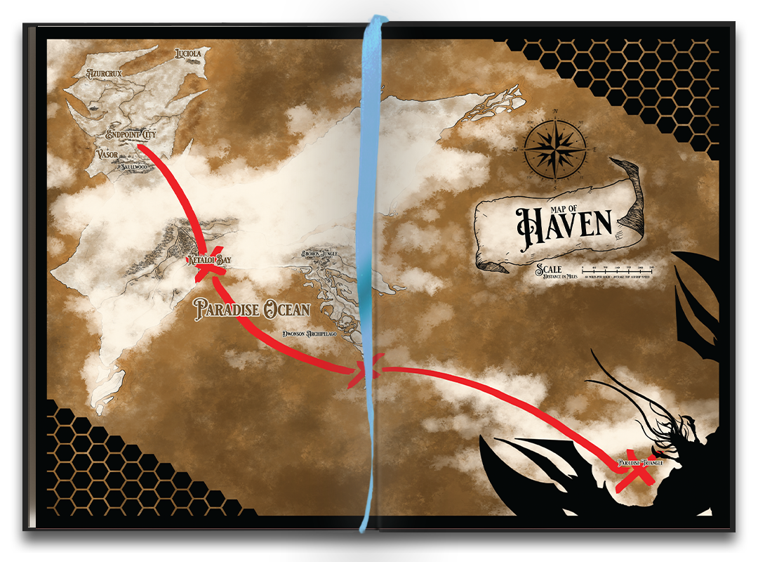 [PRE-ORDER - LATE JUNE 2026] SIGNED PRINT: Titan Mage Havoc and the Frigid Flame HARDBACK (Foil Stamped Faux Leather Painted Edges Special Edition)