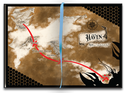 [PRE-ORDER - LATE JUNE 2026] SIGNED PRINT: Titan Mage Havoc and the Frigid Flame HARDBACK (Foil Stamped Faux Leather Painted Edges Special Edition)