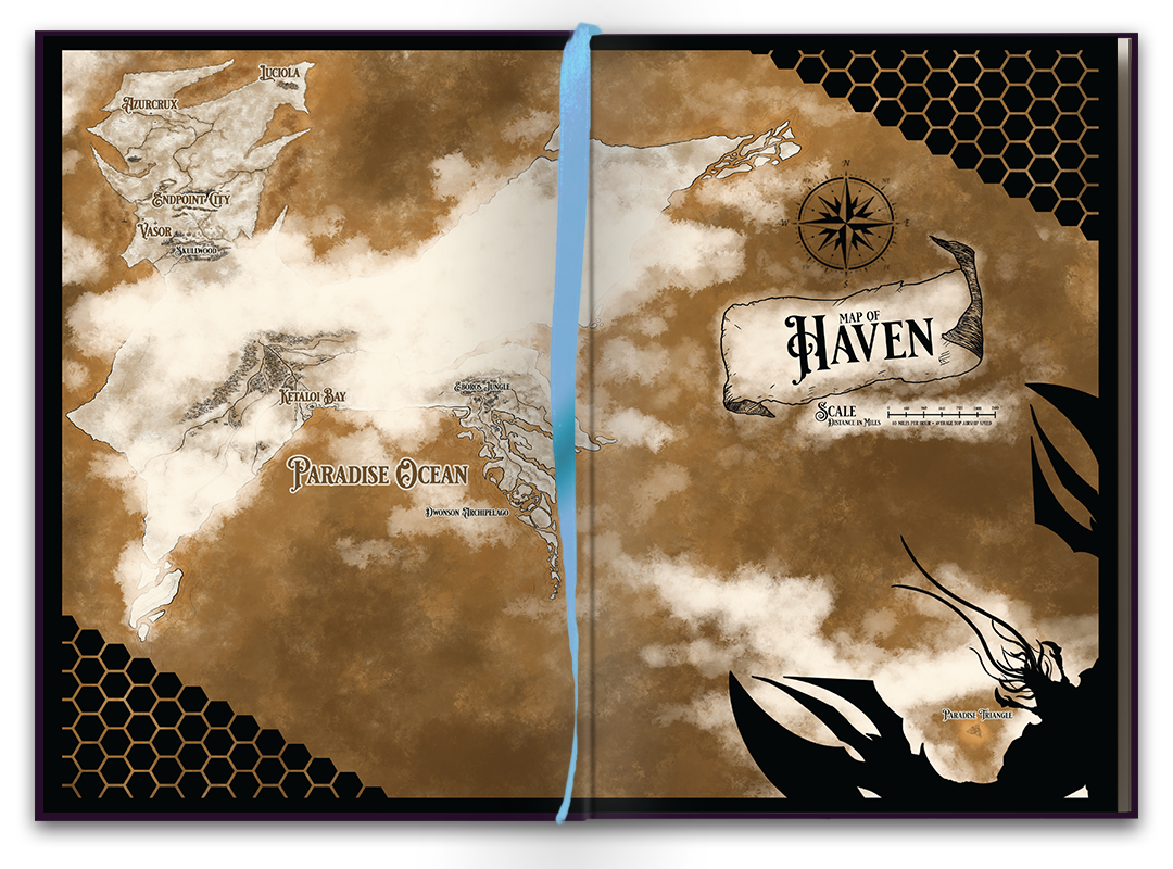 [PRE-ORDER - LATE JUNE 2026] SIGNED PRINT: Titan Mage Havoc and the Frigid Flame HARDBACK (Foil Stamped Faux Leather Painted Edges Special Edition)