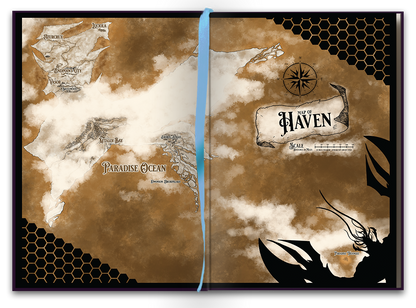 [PRE-ORDER - LATE JUNE 2026] SIGNED PRINT: Titan Mage Havoc and the Frigid Flame HARDBACK (Foil Stamped Faux Leather Painted Edges Special Edition)