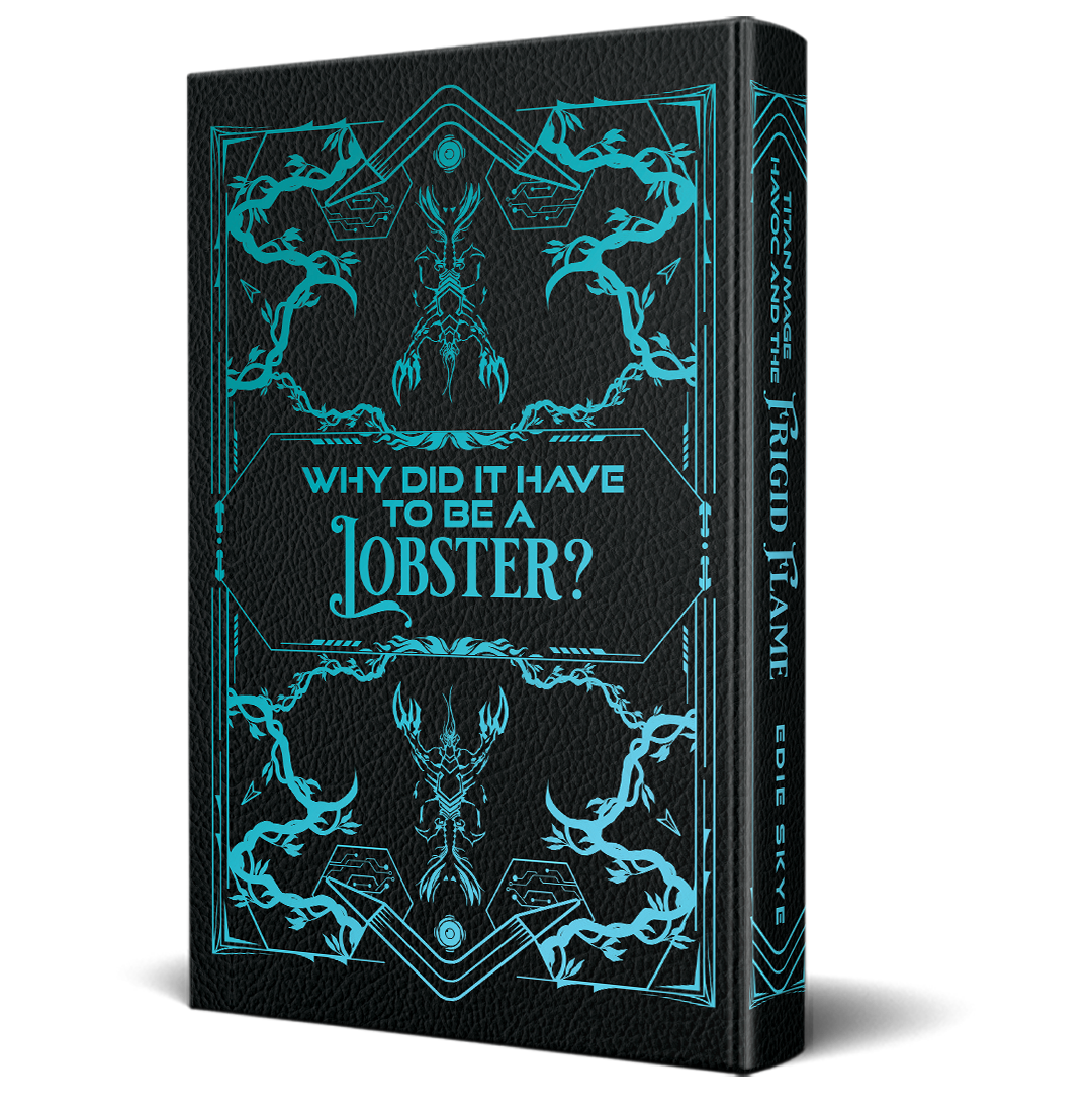 [PRE-ORDER - LATE JUNE 2026] SIGNED PRINT: Titan Mage Havoc and the Frigid Flame HARDBACK (Foil Stamped Faux Leather Painted Edges Special Edition)