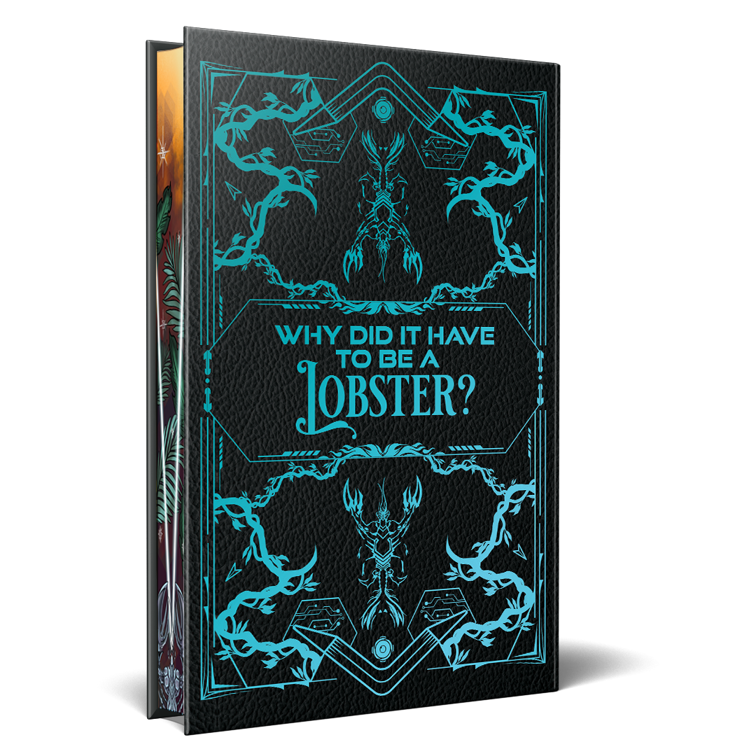 [PRE-ORDER - LATE JUNE 2026] SIGNED PRINT: Titan Mage Havoc and the Frigid Flame HARDBACK (Foil Stamped Faux Leather Painted Edges Special Edition)