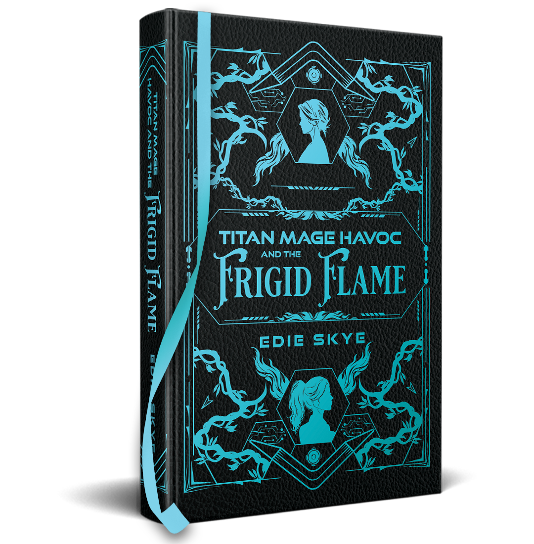 [PRE-ORDER - LATE JUNE 2026] SIGNED PRINT: Titan Mage Havoc and the Frigid Flame HARDBACK (Foil Stamped Faux Leather Painted Edges Special Edition)