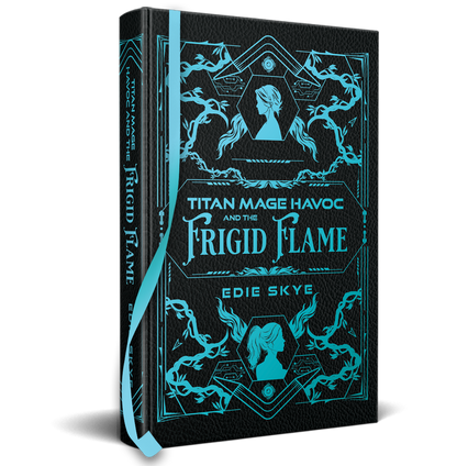 [PRE-ORDER - LATE JUNE 2026] SIGNED PRINT: Titan Mage Havoc and the Frigid Flame HARDBACK (Foil Stamped Faux Leather Painted Edges Special Edition)