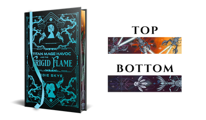 [PRE-ORDER - LATE JUNE 2026] SIGNED PRINT: Titan Mage Havoc and the Frigid Flame HARDBACK (Foil Stamped Faux Leather Painted Edges Special Edition)