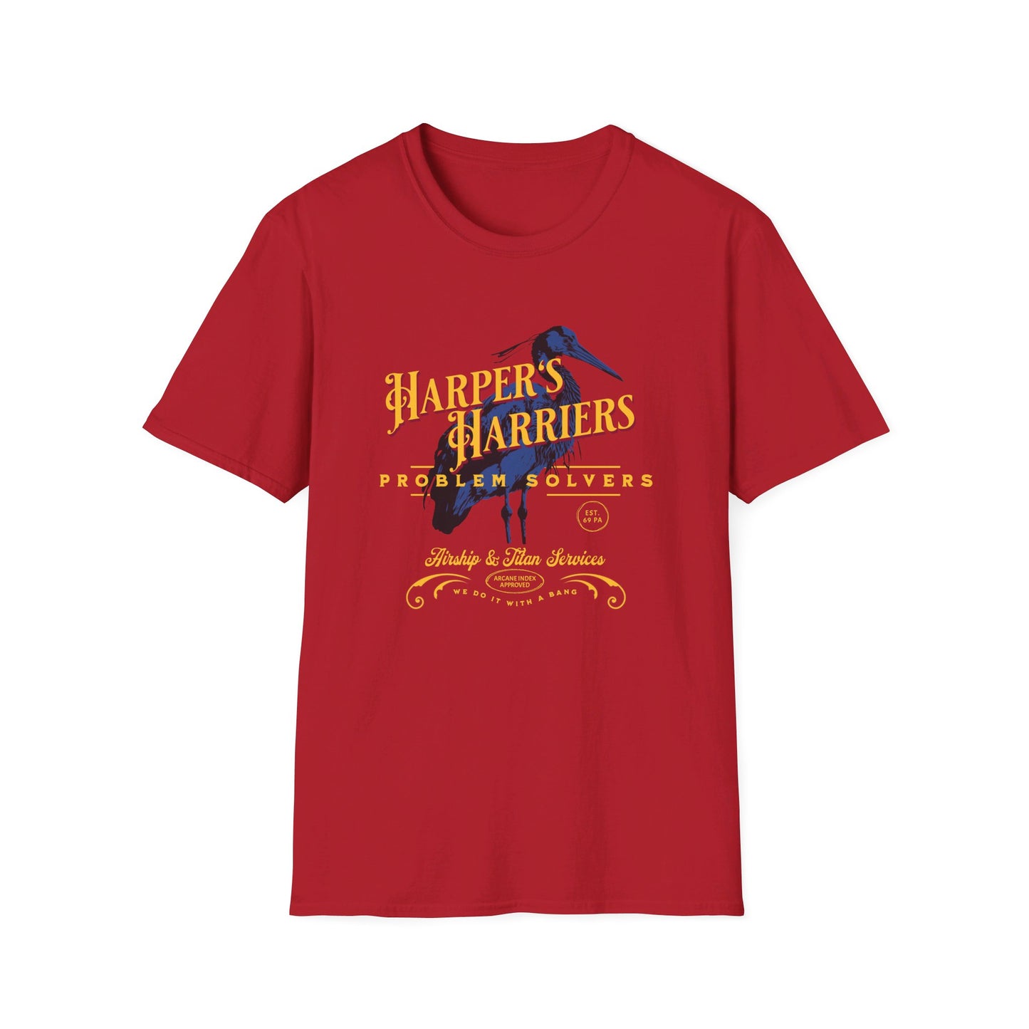 T-SHIRT: Harper's Harriers (GOLD DESIGN)