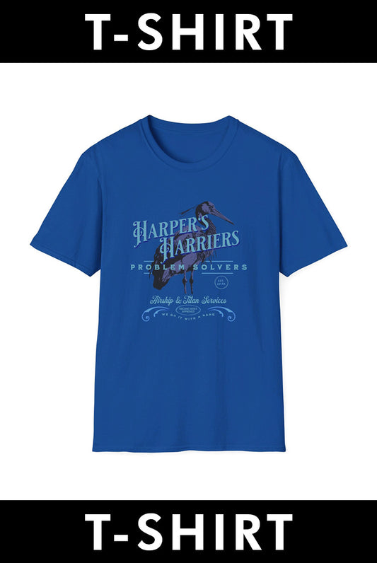 T-SHIRT: Harper's Harriers (BLUE DESIGN)