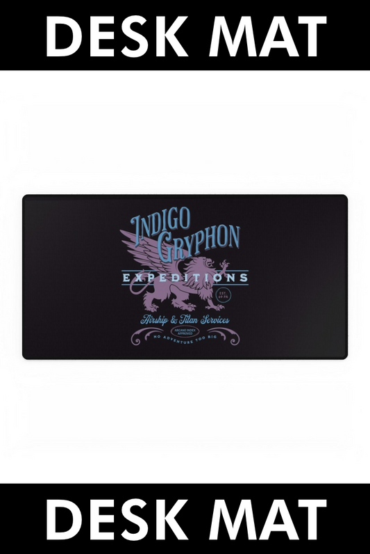 DESK MAT: Indigo Gryphon Expeditions