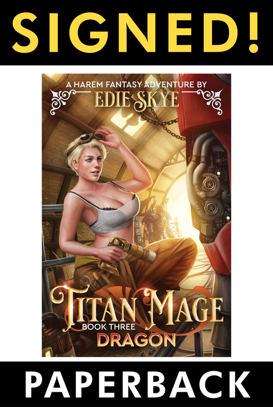 PRINT: Titan Mage Dragon (SIGNED Paperback)