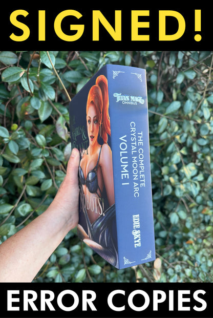 PRINT: ERROR COPIES Titan Mage Omnibus: The Complete Crystal Moon Arc - Volume I (Silver Foil & Painted Edges Premium Edition Hardback) (Copy)