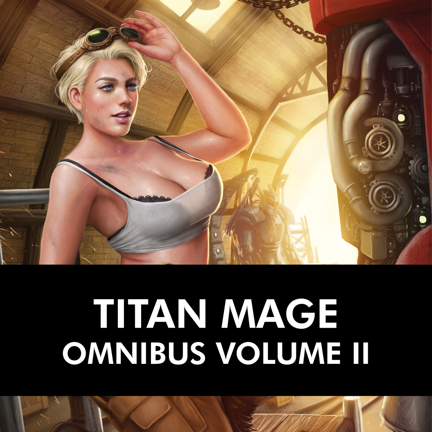 PRINT PRE-ORDER: Titan Mage Omnibus: The Complete Crystal Moon Arc - Volume II (SIGNED Gold Foil and Painted Edges Premium Edition Hardback)