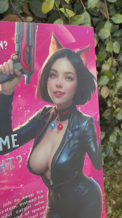 PRINT: Catgirls from Outer Space (Iridescent Foil & Painted Edges Premium Edition Paperback)